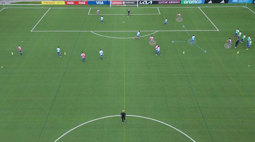 3. Floating between opponents